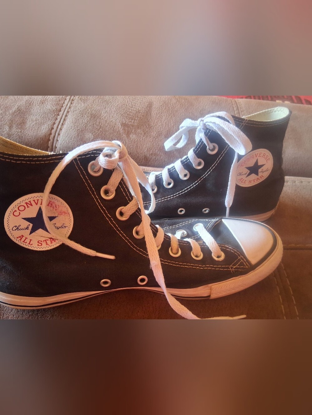 Converse, Chuck Taylor, ALL stars Shoes Black, Sz menns 7.5, Womens 9.5